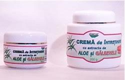 Crema de intretinere cu ALOE si GALBENELE