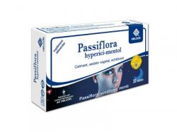Passiflora si Hyperici Mentol 30Cpr Ac Helcor