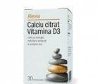 CALCIU-D3 formula citrat 30cpr ALEVIA - Produse naturiste