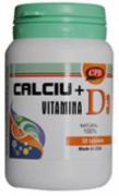 CALCIU + VITAMINA D3 30tb COSMOPHARM - Produse naturiste