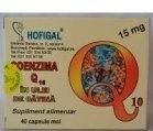 COENZIMA Q10 IN ULEI CATINA 15mg 40cps(moi) HOFIGAL - Produse naturiste